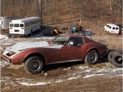 1974 corvette coupe project Rolling