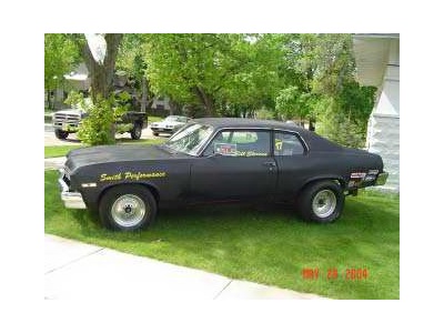 73 nova drag car, 355