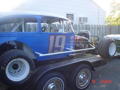 Vintage 37 chevy sedan stock car